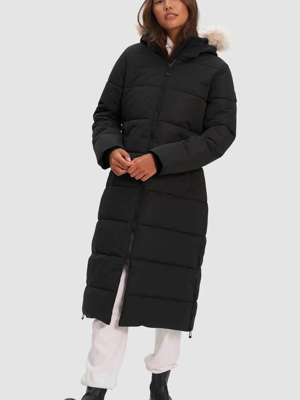 Noize Winter Long Parka Jacket Size Large